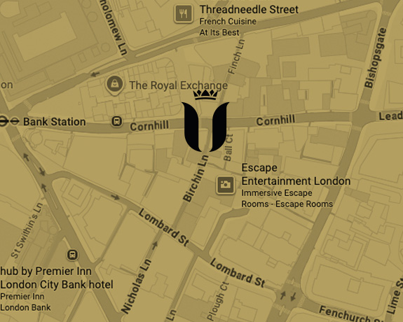 Amazin U - Location Map